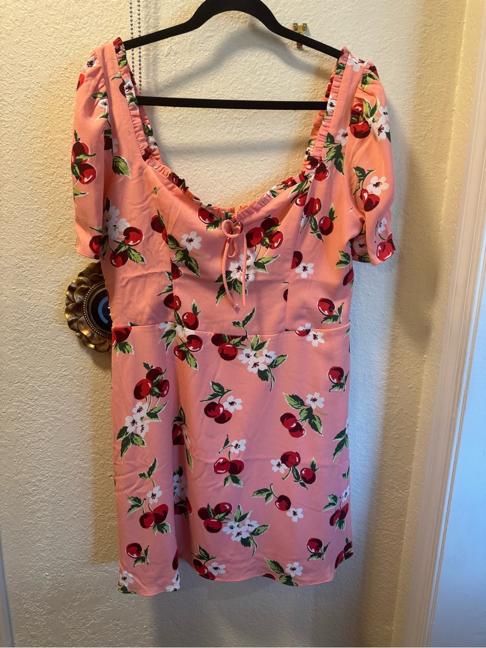 Express Girls' Peach Floral Pajama Top